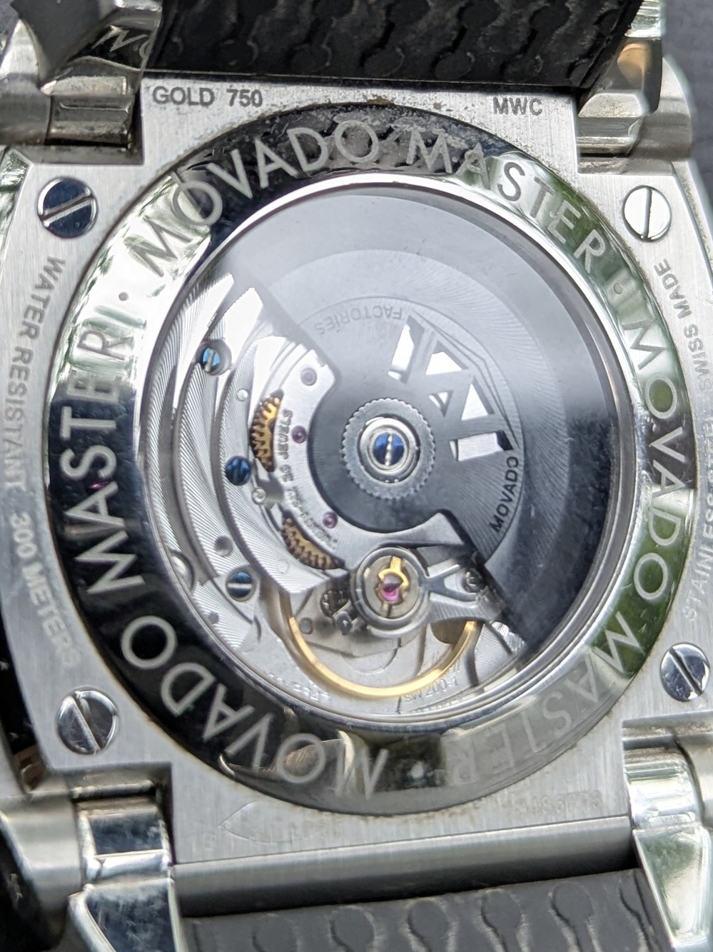Movado Watch MASTER 18KT GOLD $9995 - Picture 11 of 16